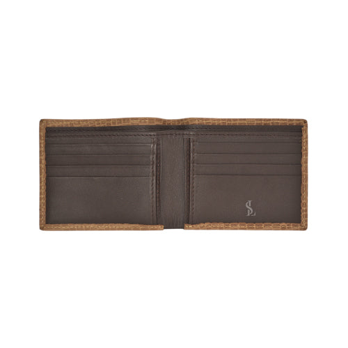 Croc Touch Leather Wallet – Premium Bifold for Men