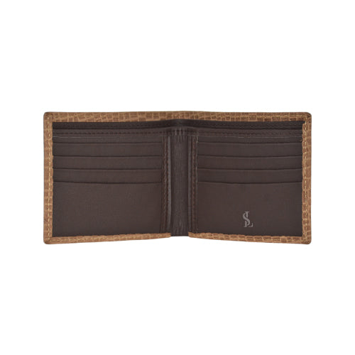Croc Touch Leather Wallet – Premium Bifold for Men