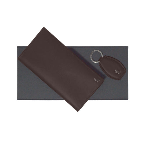 Premium Leather Wallet & Keychain Set – Sleek Accessories for Men