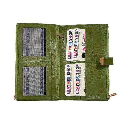 Ruvee leather wallet for women – fashionable clutch style in multiple colors