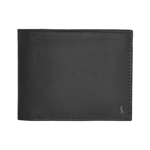 Men’s Leather Wallet & Keychain Combo – Gift Box