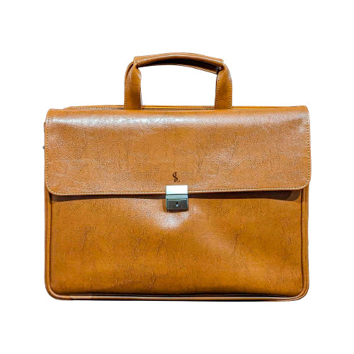 Lightweight Classic Vegan Leather Laptop Bag