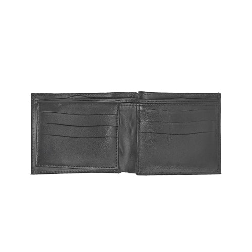 Stylish and functional Style Mate wallet and keychain combo in black leather