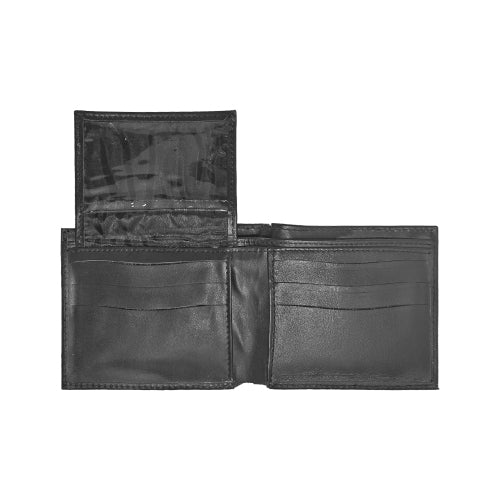 Style Mate black leather gift set – sleek wallet and durable keychain for men