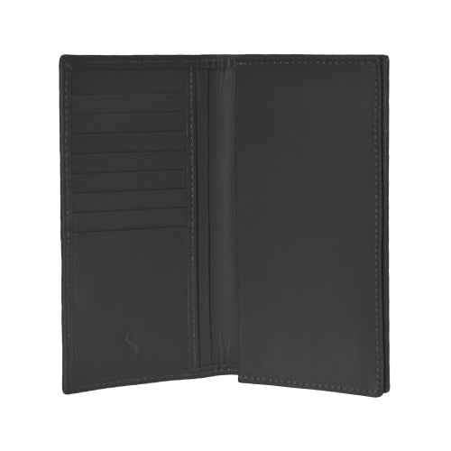 Onyx Fold Long Wallet – Premium Leather, Bold Design