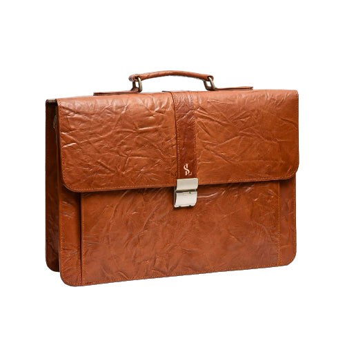 Premium Leather Laptop Bag for Executives