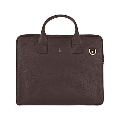 Premium Leather Laptop Bag Elite Business Handbag
