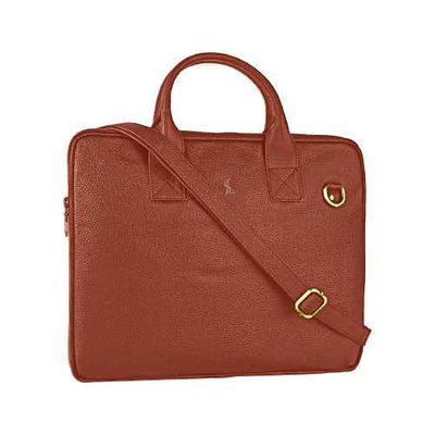 Premium Leather Laptop Bag Elite Business Handbag