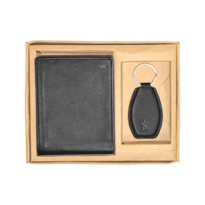 Leather Wallet – Gift-Ready with Free Keychain