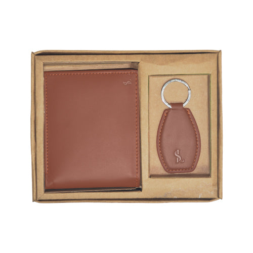 Leather Wallet – Gift-Ready with Free Keychain