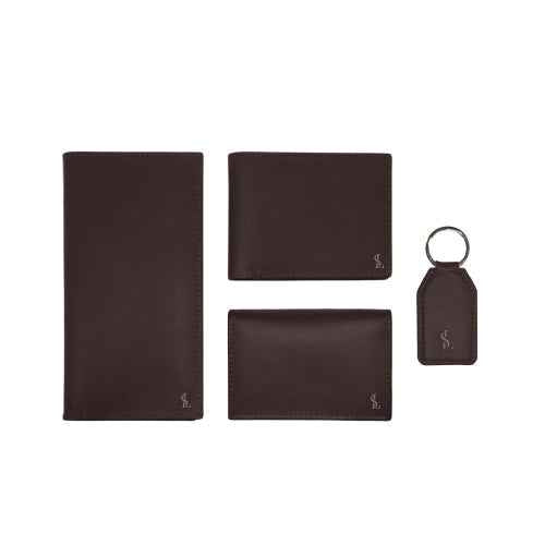 Prime Leather Gift Set | Wallet, Card Holder, Keychain & Organizer