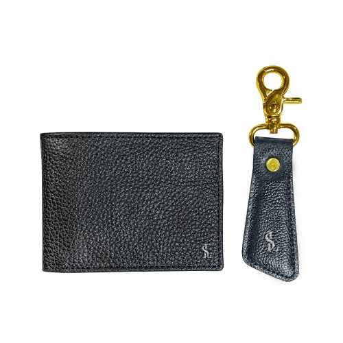 Style Meets Utility: Leather Wallet with Gift Packaging & Complimentary Keychain