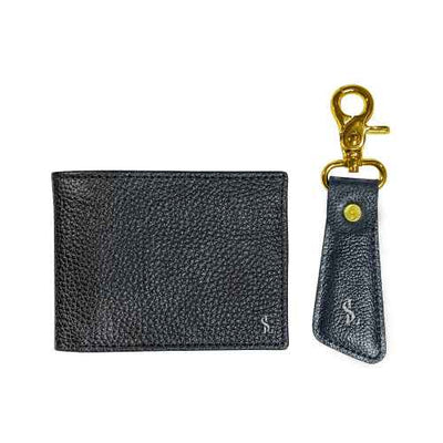 Style Meets Utility: Leather Wallet with Gift Packaging & Complimentary Keychain
